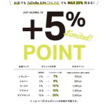 【ビス】【予告】＋5％ポイントアップキャンペーン開催
